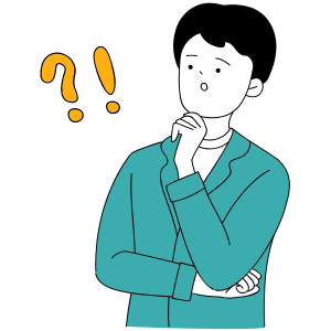 a graphic of a student that is wondering what is wrong